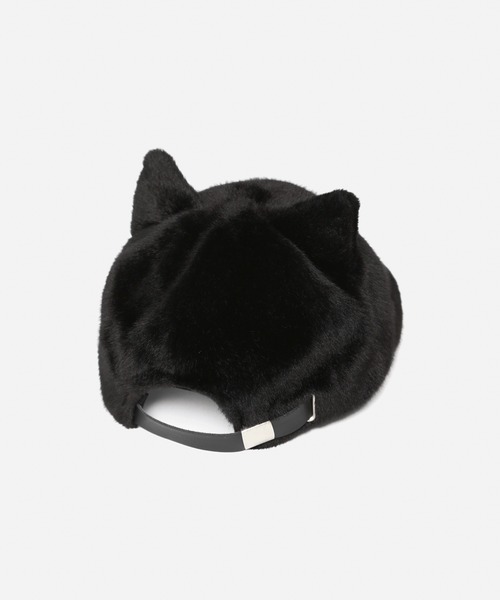 LEGENDA（レジェンダ）の「レジェンダ エコ ファー キャット Ears キャップ / LEGENDA Eco Fur Cat Ears Cap（キャップ・メンズ・ブラック・FREE）」の3枚目の写真