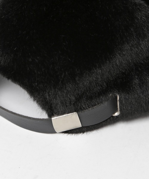 LEGENDA（レジェンダ）の「レジェンダ エコ ファー キャット Ears キャップ / LEGENDA Eco Fur Cat Ears Cap（キャップ・メンズ・ブラック・FREE）」の7枚目の写真