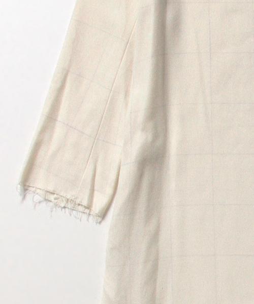 Ray BEAMS(レイビームス)の「Yuumi ARIA / シャツ ワンピース(ワンピース・レディース・ホワイト/ネイビー・ONE SIZE)」の6枚目の写真