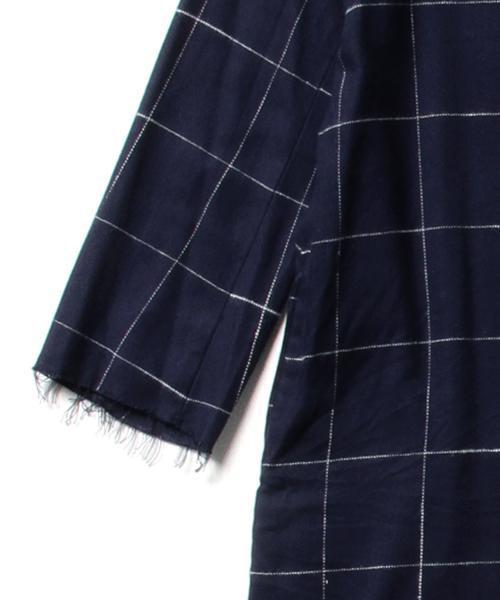 Ray BEAMS(レイビームス)の「Yuumi ARIA / シャツ ワンピース(ワンピース・レディース・ホワイト/ネイビー・ONE SIZE)」の10枚目の写真