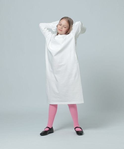 LOWRYS FARM(ローリーズファーム)の「ソデフリルカットワンピース 993149(ワンピース・キッズ・ブラック/ホワイト・FREE)」の4枚目の写真