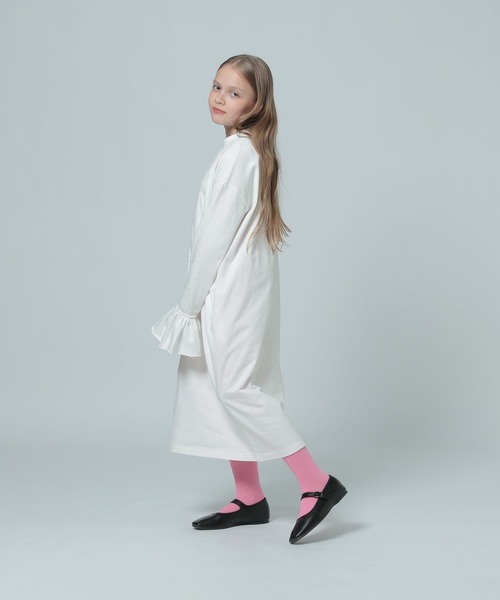 LOWRYS FARM(ローリーズファーム)の「ソデフリルカットワンピース 993149(ワンピース・キッズ・ブラック/ホワイト・FREE)」の5枚目の写真