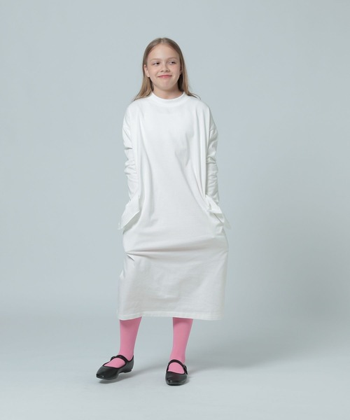 LOWRYS FARM(ローリーズファーム)の「ソデフリルカットワンピース 993149(ワンピース・キッズ・ブラック/ホワイト・FREE)」の8枚目の写真