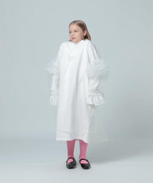 LOWRYS FARM(ローリーズファーム)の「ソデフリルカットワンピース 993149(ワンピース・キッズ・ブラック/ホワイト・FREE)」の10枚目の写真