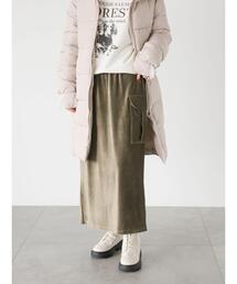 Lugnoncure | カットコールフラップポケットスカート(スカート)