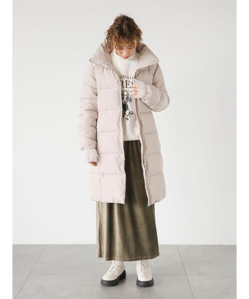 Lugnoncure（ルノンキュール）の「カットコールフラップポケットスカート（スカート・レディース・カーキ/ネイビー/グレー・F）」の9枚目の写真