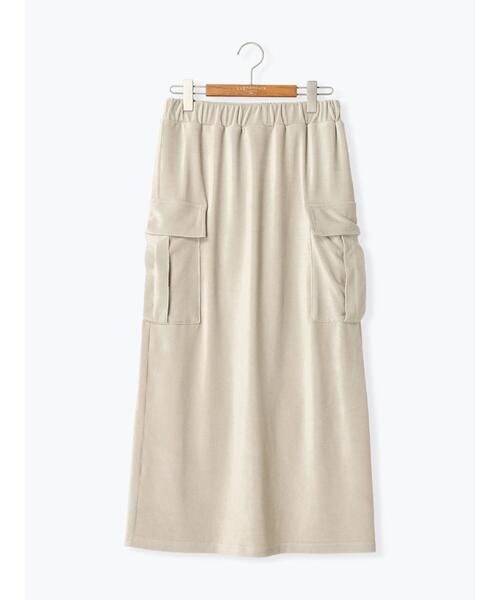 Lugnoncure（ルノンキュール）の「カットコールフラップポケットスカート（スカート・レディース・カーキ/ネイビー/グレー・F）」の16枚目の写真