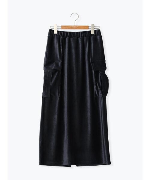 Lugnoncure（ルノンキュール）の「カットコールフラップポケットスカート（スカート・レディース・カーキ/ネイビー/グレー・F）」の17枚目の写真