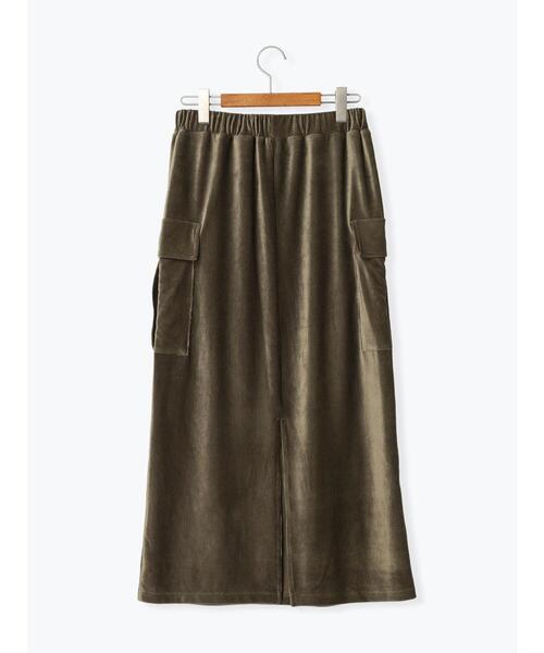 Lugnoncure（ルノンキュール）の「カットコールフラップポケットスカート（スカート・レディース・カーキ/ネイビー/グレー・F）」の19枚目の写真