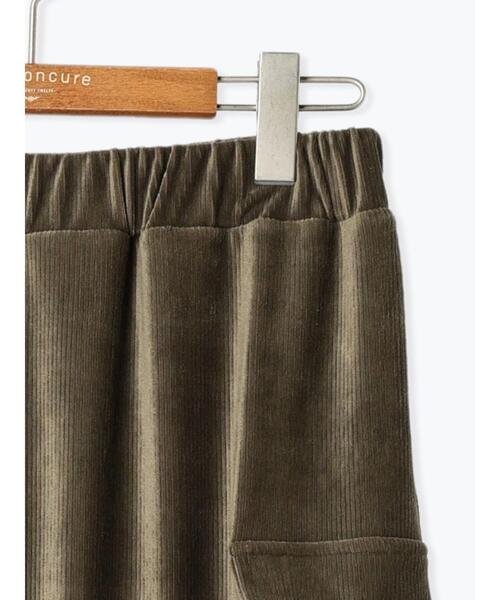 Lugnoncure（ルノンキュール）の「カットコールフラップポケットスカート（スカート・レディース・カーキ/ネイビー/グレー・F）」の21枚目の写真