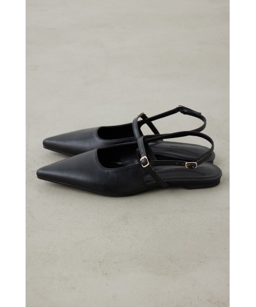 crie conforto(クリーコンフォルト)の「ポインテッドバックストラップパンプス(パンプス・レディース・グレー/ブラック・SMALL/MEDIUM/LARGE/LL)」の8枚目の写真