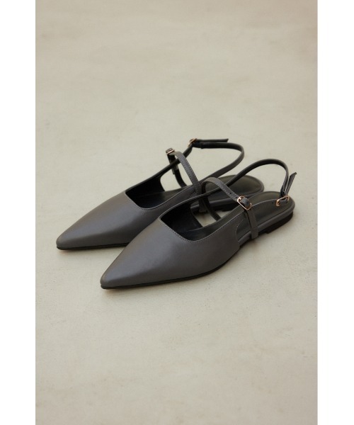 crie conforto(クリーコンフォルト)の「ポインテッドバックストラップパンプス(パンプス・レディース・グレー/ブラック・SMALL/MEDIUM/LARGE/LL)」の18枚目の写真