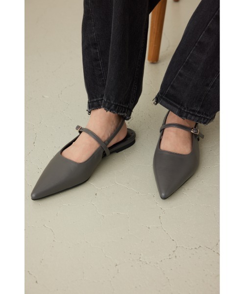 crie conforto(クリーコンフォルト)の「ポインテッドバックストラップパンプス(パンプス・レディース・グレー/ブラック・SMALL/MEDIUM/LARGE/LL)」の22枚目の写真