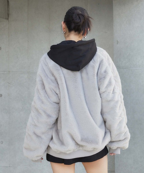 ENVYM(アンビー)の「リバーシブルMA-1(MA-1・レディース・グレー/ブラック・FREE)」の19枚目の写真