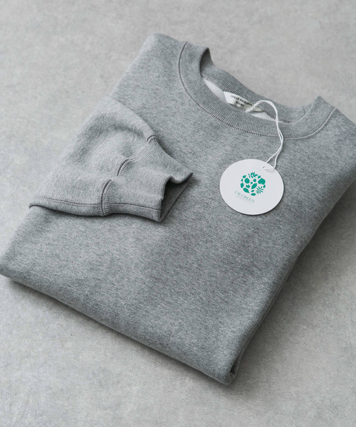 URBAN RESEARCH DOORS（アーバンリサーチドアーズ）の「『UR GREEN』裏起毛クルーネック プルオーバー（スウェット・メンズ・ブルー系その他/オフホワイト/チャコールグレー/グレー系その他・MEDIUM/LARGE/X-LARGE）」の19枚目の写真