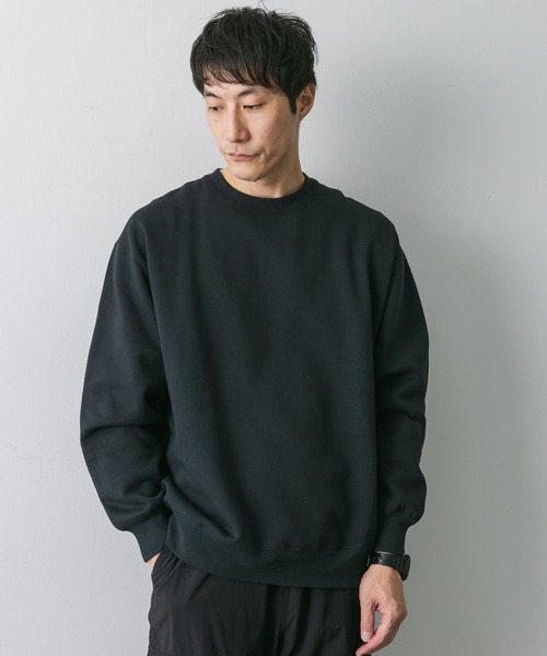 URBAN RESEARCH DOORS（アーバンリサーチドアーズ）の「『UR GREEN』裏起毛クルーネック プルオーバー（スウェット・メンズ・ブルー系その他/オフホワイト/チャコールグレー/グレー系その他・MEDIUM/LARGE/X-LARGE）」の20枚目の写真