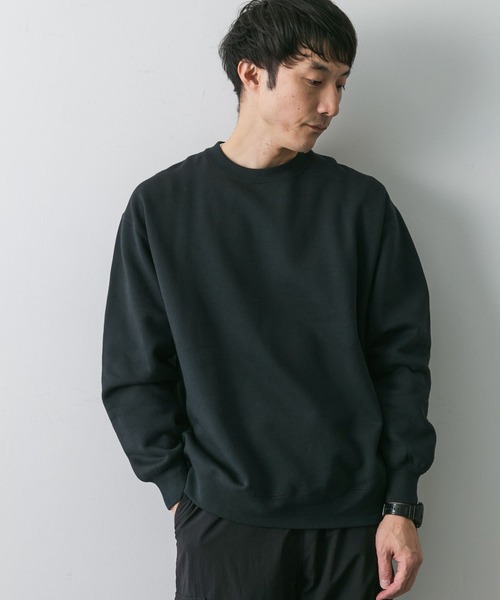 URBAN RESEARCH DOORS（アーバンリサーチドアーズ）の「『UR GREEN』裏起毛クルーネック プルオーバー（スウェット・メンズ・ブルー系その他/オフホワイト/チャコールグレー/グレー系その他・MEDIUM/LARGE/X-LARGE）」の21枚目の写真