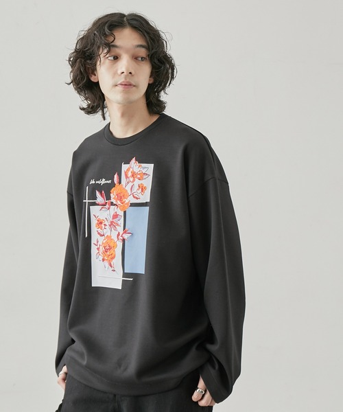 JUNRED（ジュンレッド）の「オーバーラップアートワイドスリーブPO（追加）（Tシャツ/カットソー・メンズ・ホワイト/ブラック系その他/ブラック/ホワイト系その他・M/S/L）」の17枚目の写真