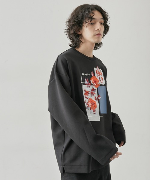 JUNRED（ジュンレッド）の「オーバーラップアートワイドスリーブPO（追加）（Tシャツ/カットソー・メンズ・ホワイト/ブラック系その他/ブラック/ホワイト系その他・M/S/L）」の18枚目の写真