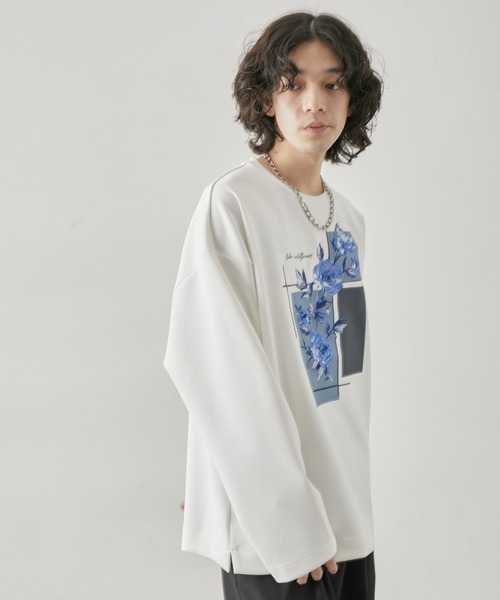 JUNRED（ジュンレッド）の「オーバーラップアートワイドスリーブPO（追加）（Tシャツ/カットソー・メンズ・ホワイト/ブラック系その他/ブラック/ホワイト系その他・M/S/L）」の21枚目の写真