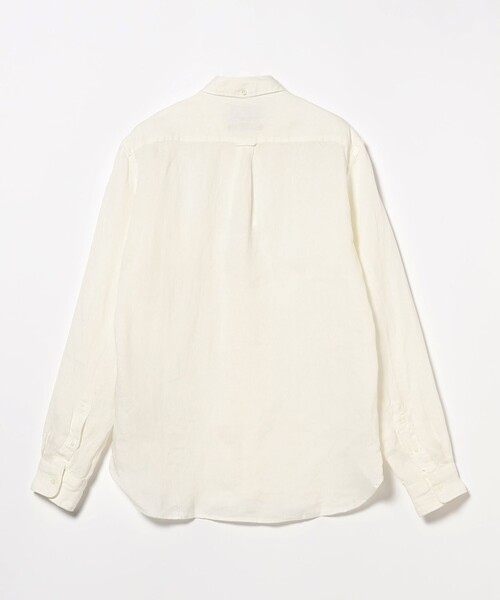 BEAMS PLUS（ビームスプラス）の「BEAMS PLUS / リネン オックスフォード ボタンダウン シャツ（シャツ/ブラウス・メンズ・ホワイト/ブラック/イエロー/ブルー・X-LARGE/MEDIUM/LARGE/SMALL/X-SMALL）」の16枚目の写真