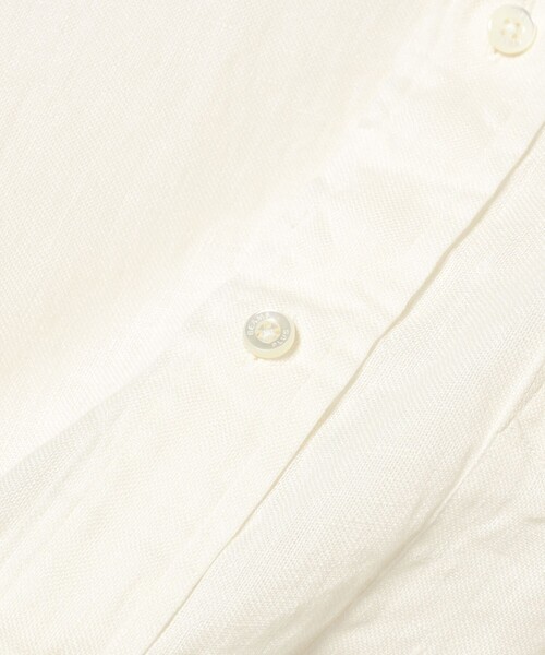 BEAMS PLUS（ビームスプラス）の「BEAMS PLUS / リネン オックスフォード ボタンダウン シャツ（シャツ/ブラウス・メンズ・ホワイト/ブラック/イエロー/ブルー・X-LARGE/MEDIUM/LARGE/SMALL/X-SMALL）」の17枚目の写真