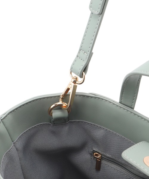 ROPE' PICNIC(ロペピクニック)の「ジェスペルミドルトート&ショルダーバッグ(トートバッグ・レディース・オフホワイト/ブラック/グリーン系その他/イエロー系その他・FREE)」の13枚目の写真