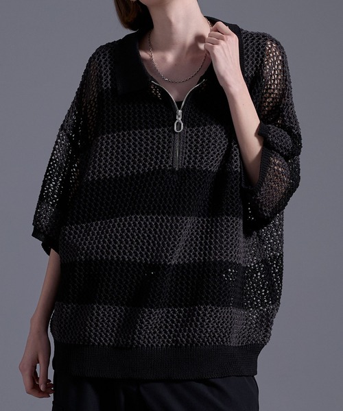 Loose ルース　セット販売　トレンチコート　ハーフジップニット 001_9fab405e-754b-440a-a382-