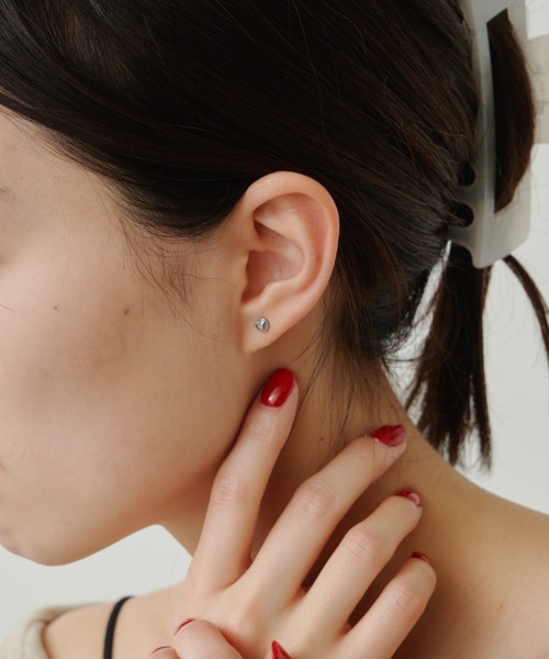Aunt Marie's（アントマリーズ）の「プチハートピアス/ステンレススチール（ピアス（両耳用）・レディース・シルバー/ゴールド・FREE）」の7枚目の写真