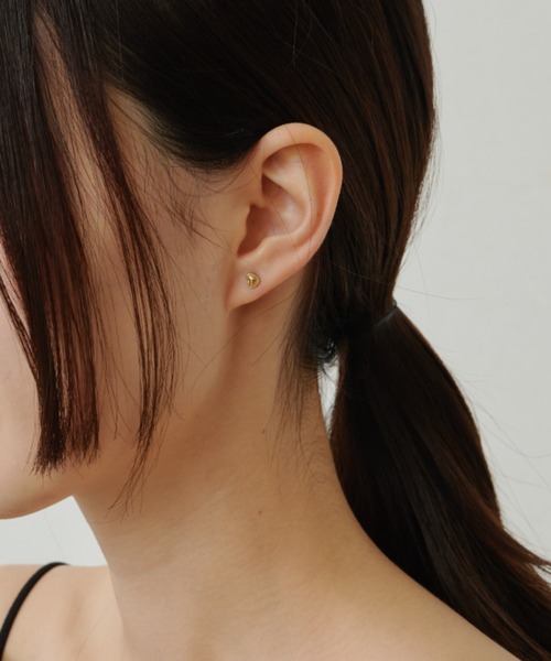 Aunt Marie's（アントマリーズ）の「プチハートピアス/ステンレススチール（ピアス（両耳用）・レディース・シルバー/ゴールド・FREE）」の6枚目の写真