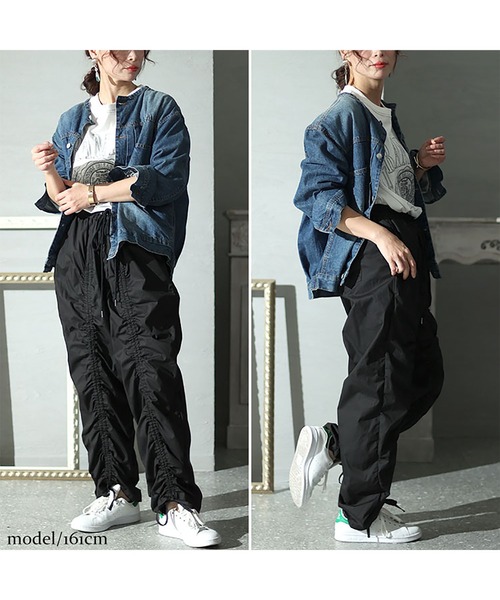 GOLDJAPAN(ゴールドジャパン)の「ドロストパンツ【大きいサイズ対応】(その他パンツ・レディース・カーキ/ブラック・5L/4L/3L/LL)」の12枚目の写真