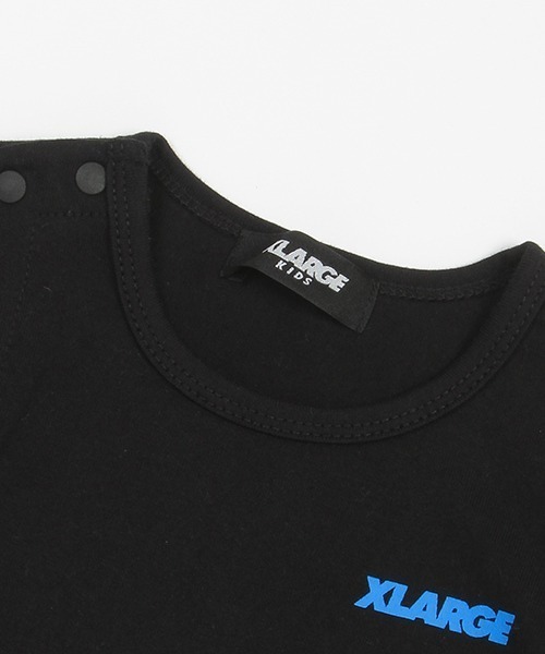 XLARGE KIDS(エクストララージキッズ)の「ホックスゴリラ半袖カバーオール(ロンパース・キッズ・ホワイト/ブラック/ブルー・70cm)」の8枚目の写真