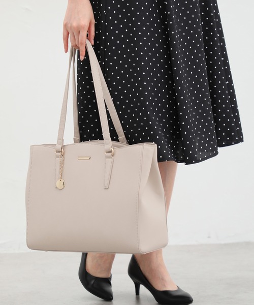 スカラップA4収納トートバッグ（トートバッグ）｜Honeys（ハニーズ  