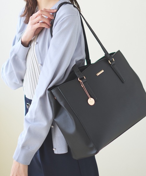 スカラップA4収納トートバッグ（トートバッグ）｜Honeys（ハニーズ