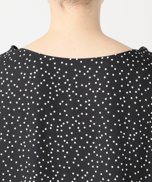 Noble（ノーブル）の「ドットニュアンスボウタイブラウス（シャツ/ブラウス・レディース・ブラック/ブラウン・FREE）」の12枚目の写真