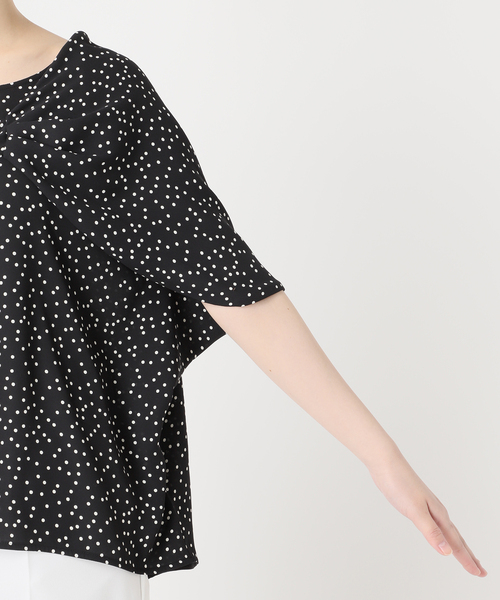 Noble（ノーブル）の「ドットニュアンスボウタイブラウス（シャツ/ブラウス・レディース・ブラック/ブラウン・FREE）」の16枚目の写真