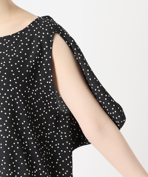 Noble（ノーブル）の「ドットニュアンスボウタイブラウス（シャツ/ブラウス・レディース・ブラック/ブラウン・FREE）」の18枚目の写真