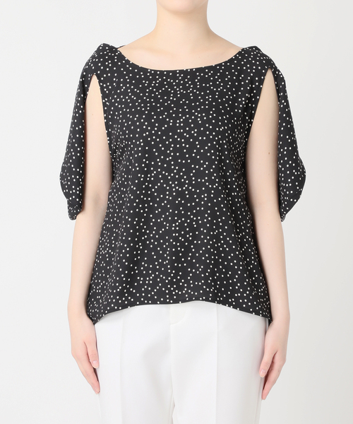 Noble（ノーブル）の「ドットニュアンスボウタイブラウス（シャツ/ブラウス・レディース・ブラック/ブラウン・FREE）」の20枚目の写真