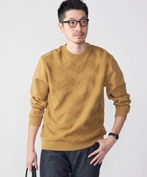 SHIPS | SHIPS: 〈手洗い可能〉ニット ドッキング ダンボール スウェット(スウェット)