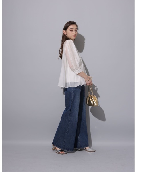 Rirandture❤︎大人可愛い袖レース&ワットワークブラウス Rirandture（リランドチュール）の「カットワークレースブラウス