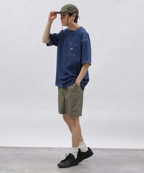 LAKOLE(ラコレ)の「デニム刺繍ポケットT / 102414(Tシャツ/カットソー・メンズ・ライトブルー/ブラック/インディゴブルー/その他9/サックスブルー・X-LARGE/LARGE/MEDIUM)」の10枚目の写真