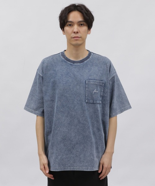 LAKOLE（ラコレ）の「デニム刺繍ポケットT / 102414（Tシャツ
