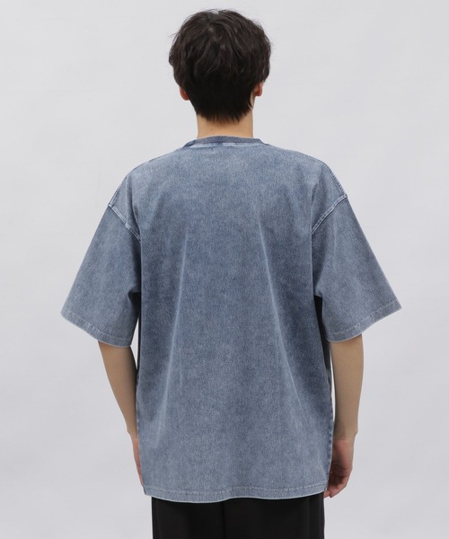 LAKOLE(ラコレ)の「デニム刺繍ポケットT / 102414(Tシャツ/カットソー・メンズ・ライトブルー/ブラック/インディゴブルー/その他9/サックスブルー・X-LARGE/LARGE/MEDIUM)」の14枚目の写真