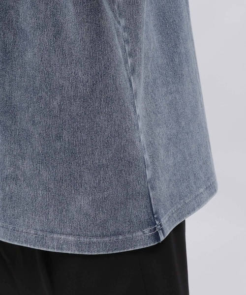 LAKOLE(ラコレ)の「デニム刺繍ポケットT / 102414(Tシャツ/カットソー・メンズ・ライトブルー/ブラック/インディゴブルー/その他9/サックスブルー・X-LARGE/LARGE/MEDIUM)」の17枚目の写真