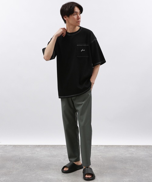 Tempalay ロゴ刺繍入りポケットTシャツ Tempalay on X: 
