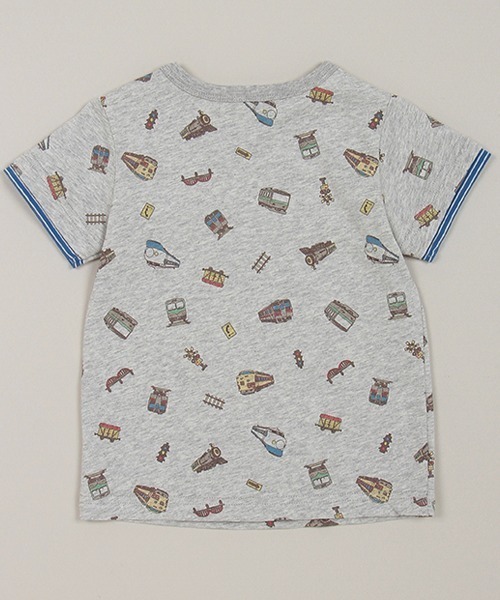 セール】電車柄Tシャツ（Tシャツ/カットソー）｜sense of wonder