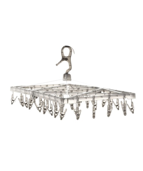 LAKOLE（ラコレ）の「角型ハンガー42P / 105465（ランドリーグッズ・レディース・チャコール・FREE）」の3枚目の写真