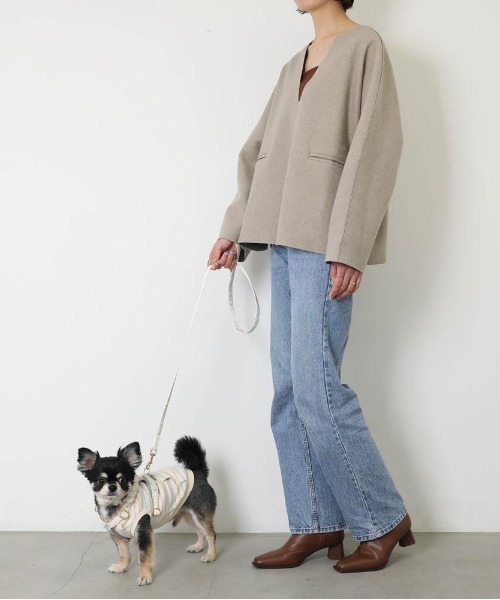 PUレザーテープハーネス+リードSET（リード/ハーネス/首輪）｜moncheri（モンシェリ）