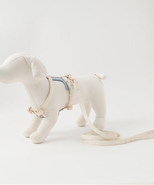 PUレザーテープハーネス+リードSET（リード/ハーネス/首輪）｜moncheri（モンシェリ）