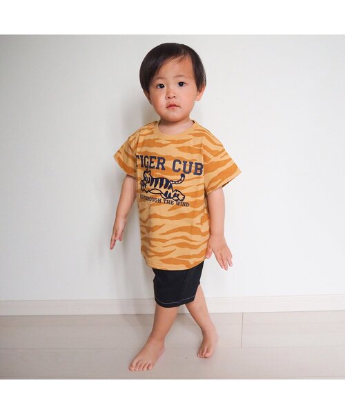 apres les cours（アプレレクール）の「シェフハーフパンツ/7days Style pants（その他パンツ・キッズ・チャコール/チェック/インディゴブルー/イエロー/ブラック・80/90/100/110/120/130）」の21枚目の写真